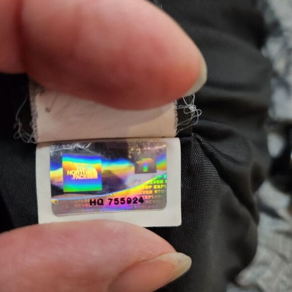 The North Face Down Filled Gray Puffer Jacket Sz Med - Picture 9 of 12